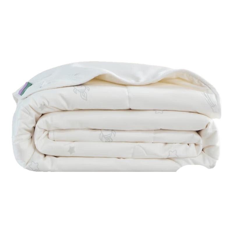 Luolai Kids Class A Washable 100% Tussah Silk Quilt with Cotton Cover