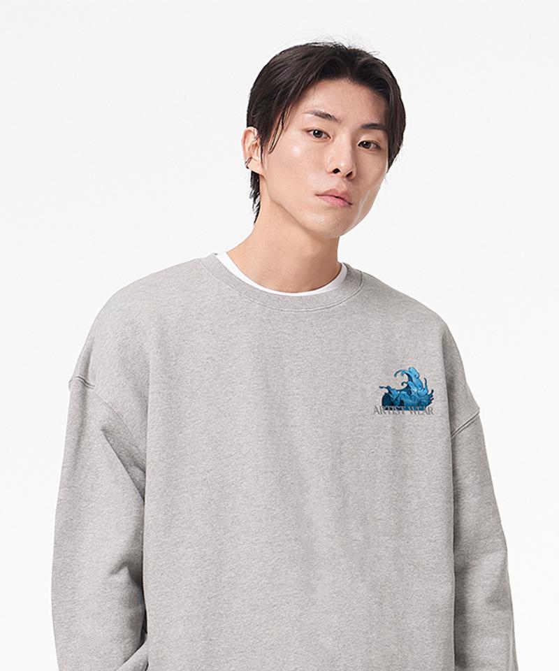 ARTISTWEAR [Atw] Moonlight Whale Sweatshirt