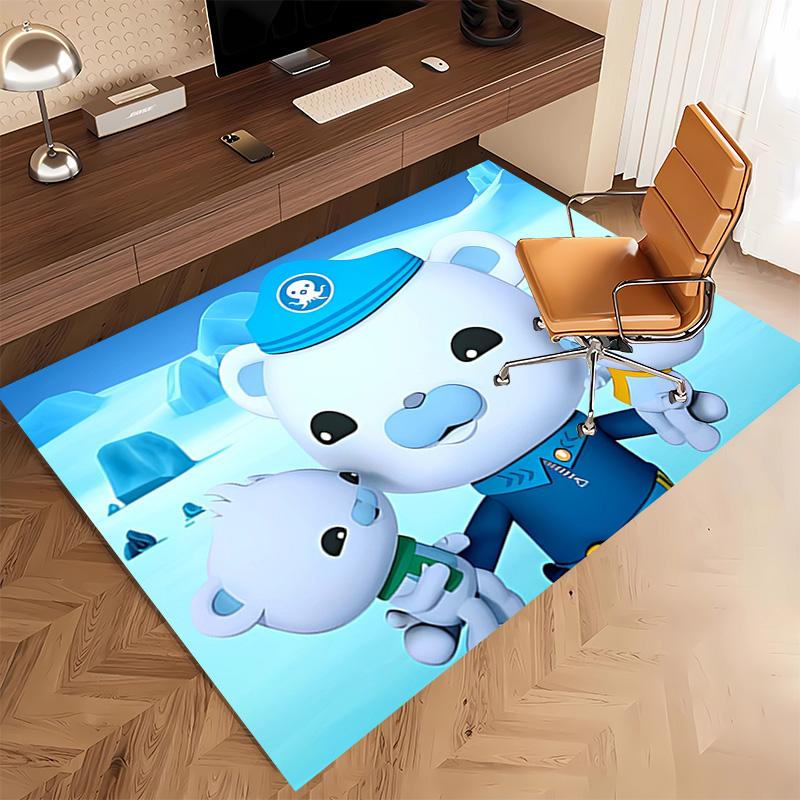 1pc The Octonauts1 Print Area Rug - Soft, Washable Non-Slip Indoor Mat, Living Room, Home Office Decorative Rug,Office Decorative