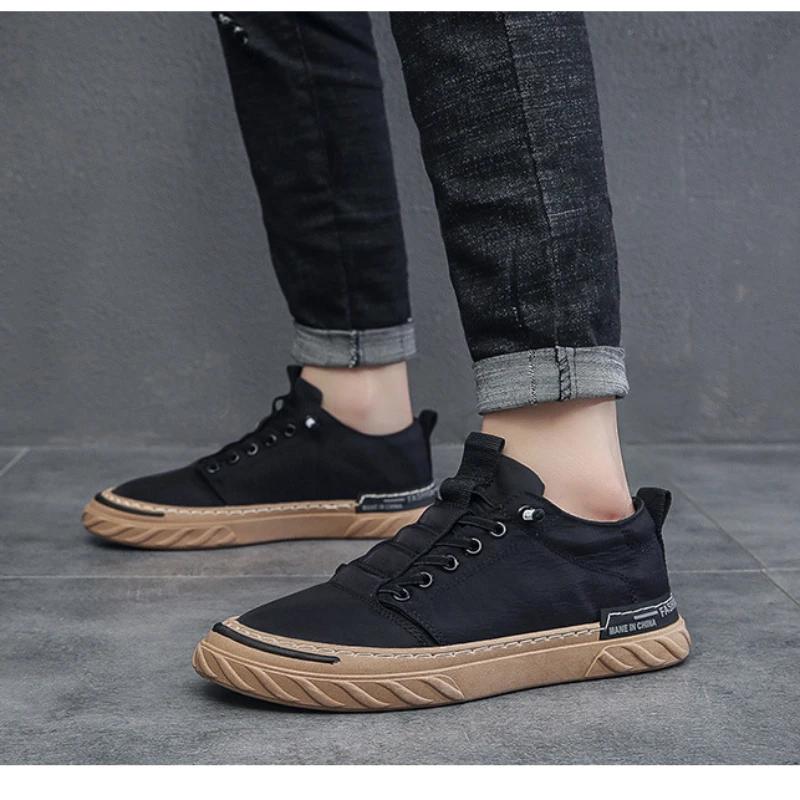 Мужская повседневная обувь, дышащая парусиновая обувь из ледяного шелка, удобные кроссовки на плоской подошве из вулканизированной ткани для мужчин, Zapatillas De Hombre