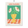 Abstrat Les Fleurs Coral Leaf Floral Botanical Posters And Prints Wall Art Canvas Painting For Living Room Decorative Pictures
