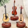 Smooth Surface Eco-friendly Useful Decorate Guitar Violin Musical Box Instrument Mini Music