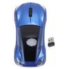 Sport Car Shaped Wireless Mouse Cool Ergonomic 1600DPI 2.4 GHz Optical Computer Gaming Mouse for PC Laptop Pearl Blue