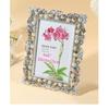 1Pcs Classic European and American Diamond Pearl Photo Frame, 6 Inch and 7 Inch Exquisite Sparkling Home Countertop Decoration