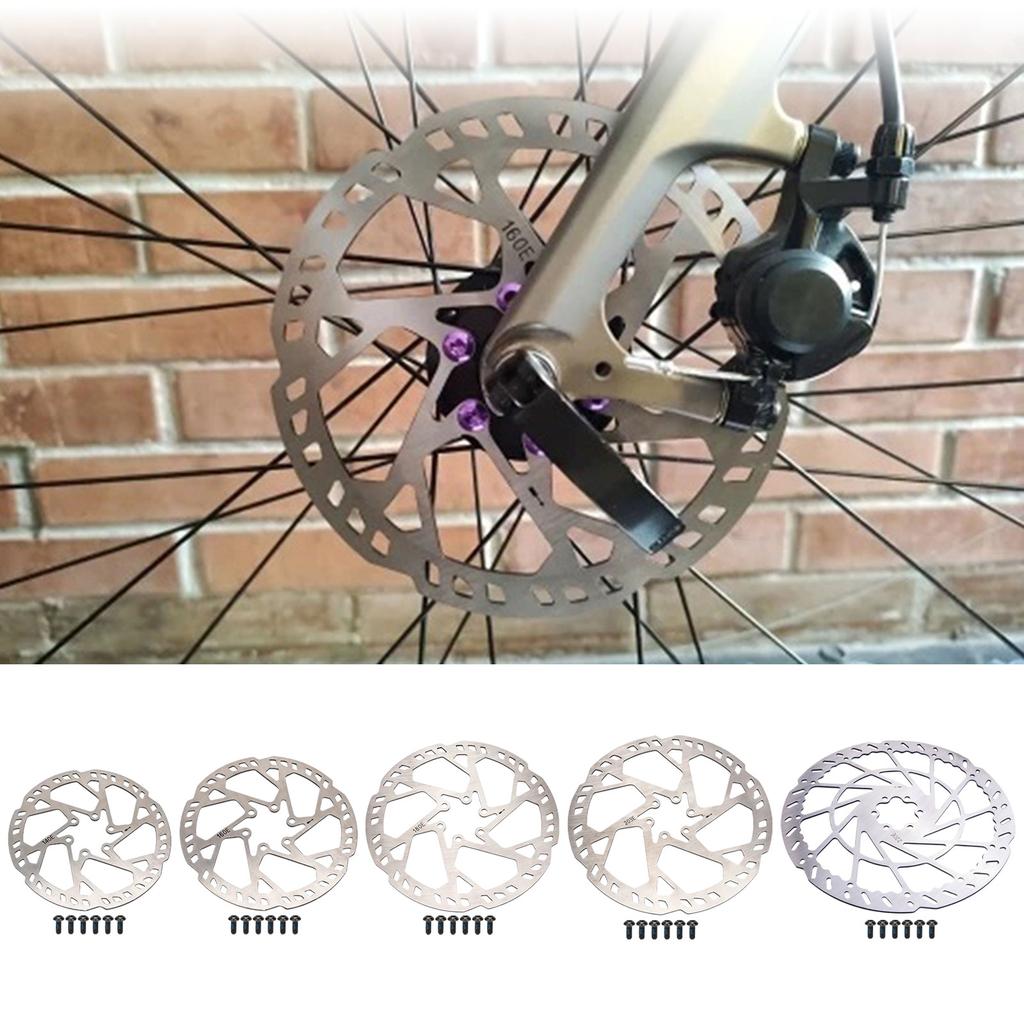 Ротор дискового тормоза для велосипеда из нержавеющей стали с винтами 140/160/180/203/220 мм, адаптер ротора для велосипедных тормозов, простая установка