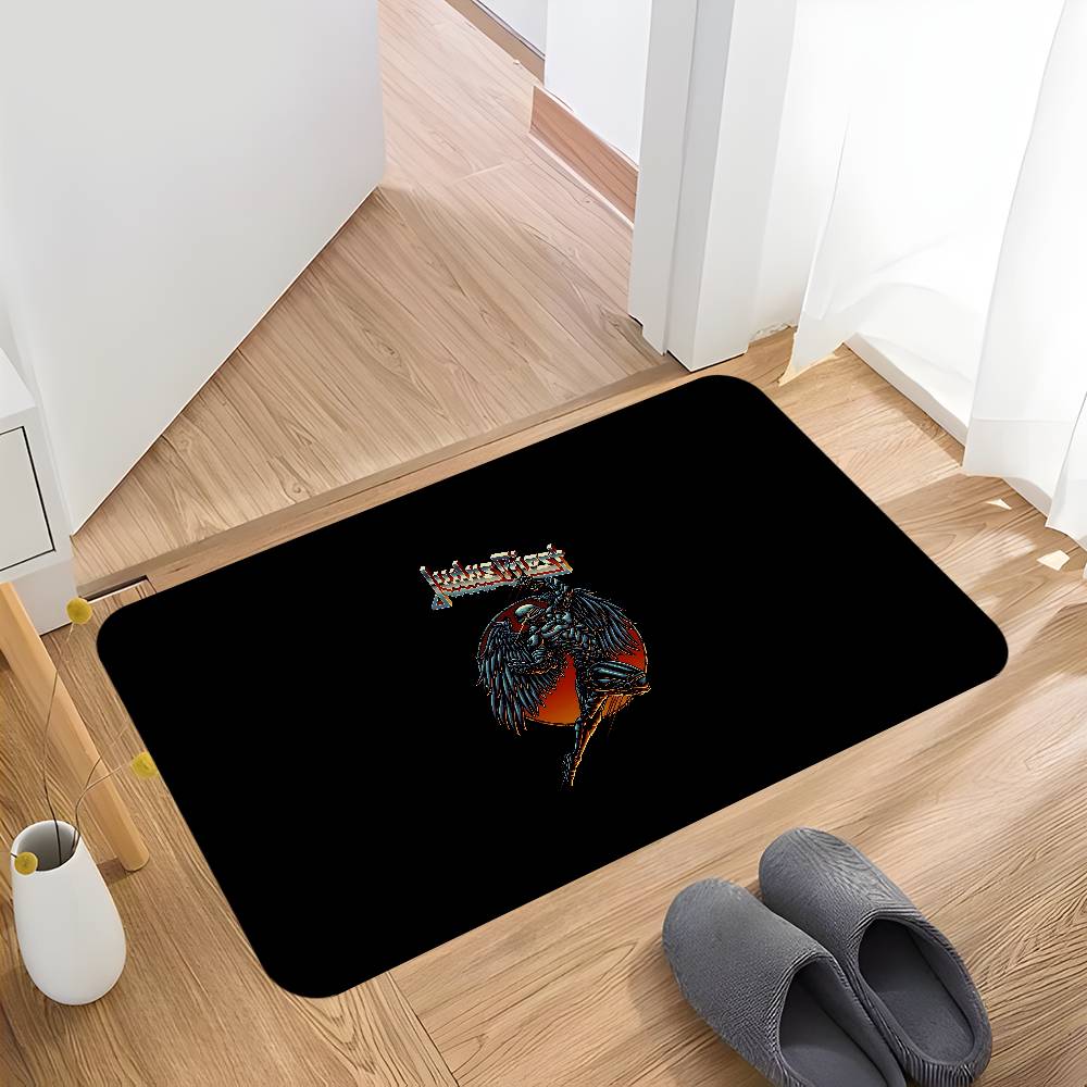 Band J-judas Priest Room Mats Anti-slip Absorb Water Long Strip Cushion Bedroon Mat Household Carpets