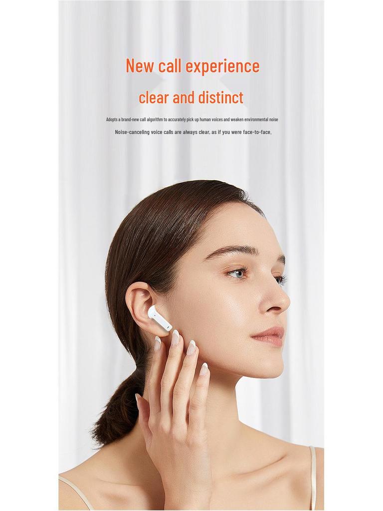 Портативная полувнутриканальная Bluetooth-гарнитура с шумоподавлением и стерео HD-звонками для спорта