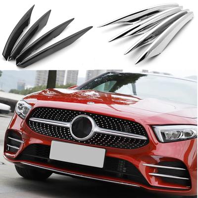 Для Mercedes Benz A Class W177 A180 A200 передняя противотуманная фара, накладка, наклейка, наклейка из АБС-пластика, хромированные аксессуары, Стайлинг автомобиля, 4 шт./компл.