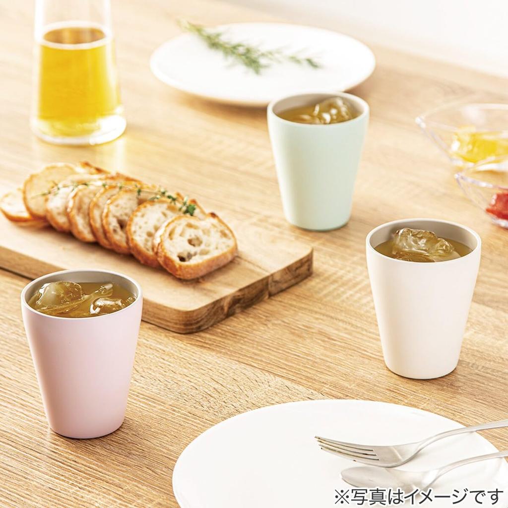 NITORI Маленький керамический стакан 260 мл цвета слоновой кости NITORI 2111100002943