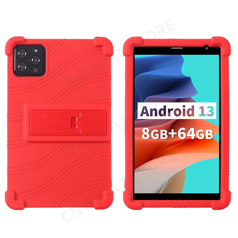 Тонкий чехол для NEWISION VOLENTEX L8/PRITOM Tronpad B8 8 "Tablet PC, мягкий силиконовый противоударный чехол с задней подставкой