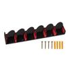 Vertical Fishing Rod Holder Wall Mounted Space Saving Nylon Fishing Pole Storage Rack for Angler