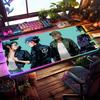 S-Gorillaz-ES Игровая Коврик для Мыши RGB Коврик для Мыши Игровой Коврик для Стола HD Геймерский Большой Светодиодная Подсветка XXL Коврики для Мыши