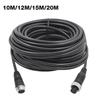 10M/12M/15M/20M Backup Camera Cable Waterproof 4 Pin Aviation Video Extension Cable for Car Reverse Rearview Monitor CCTV System