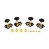 Guitar Locking Tuners 4 String Guitar Tuning Pegs Vintage Open Gear Adjust Tones Machine Head for Folk Acoustic Guitar