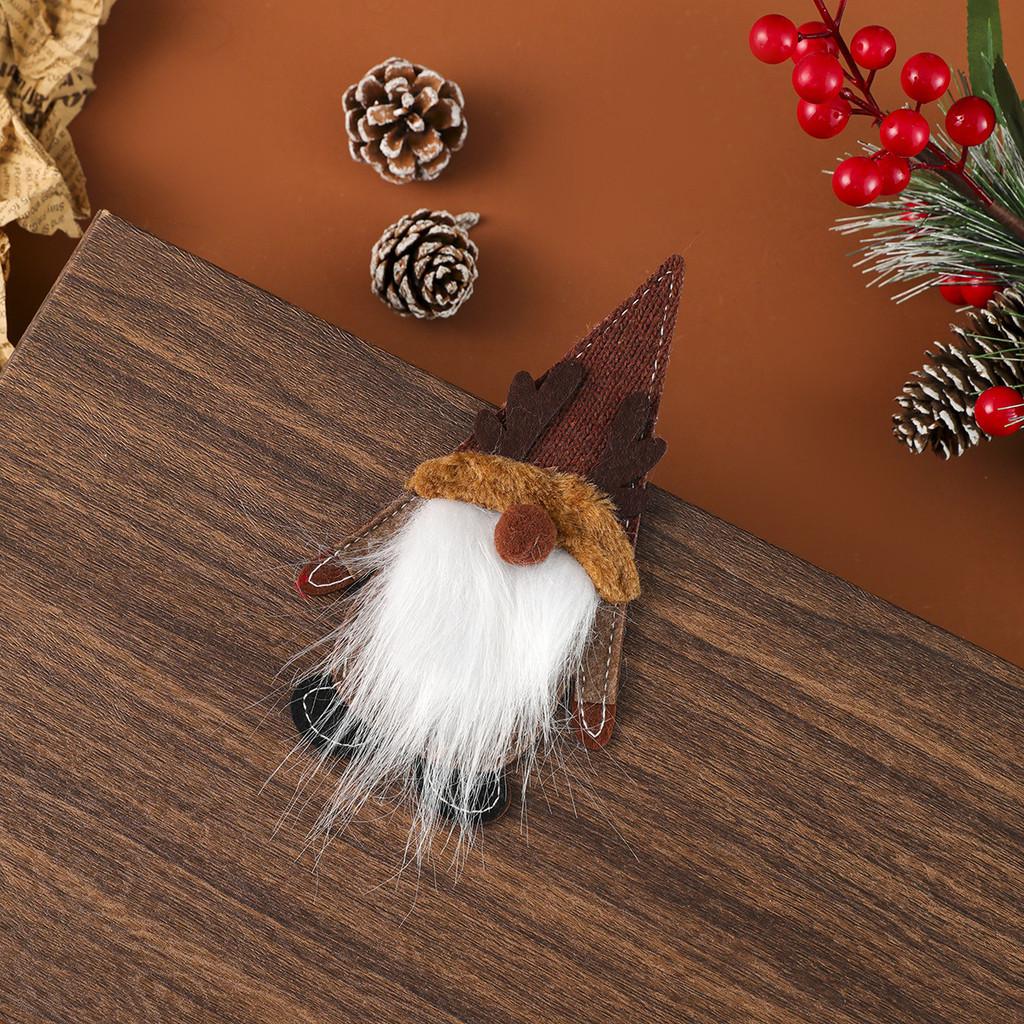 Claus Santa Cartoon Felt And Fork Covers For Christmas Decoration Room