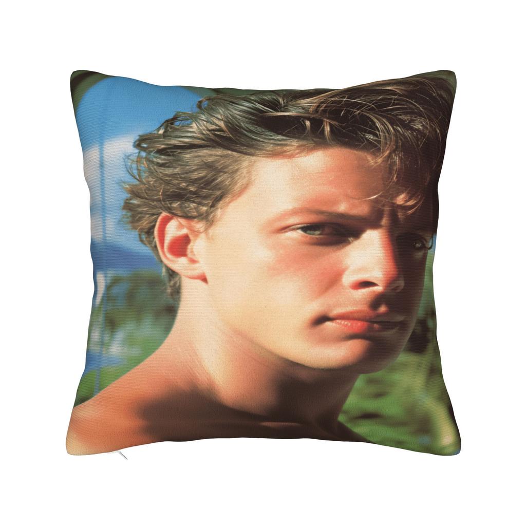 Singer L-Luis M-Miguel Pillow Cover Retro Trendy Pillow Case For Sofa Couch Bed Living Room Soft Pillowcases Birthday Present