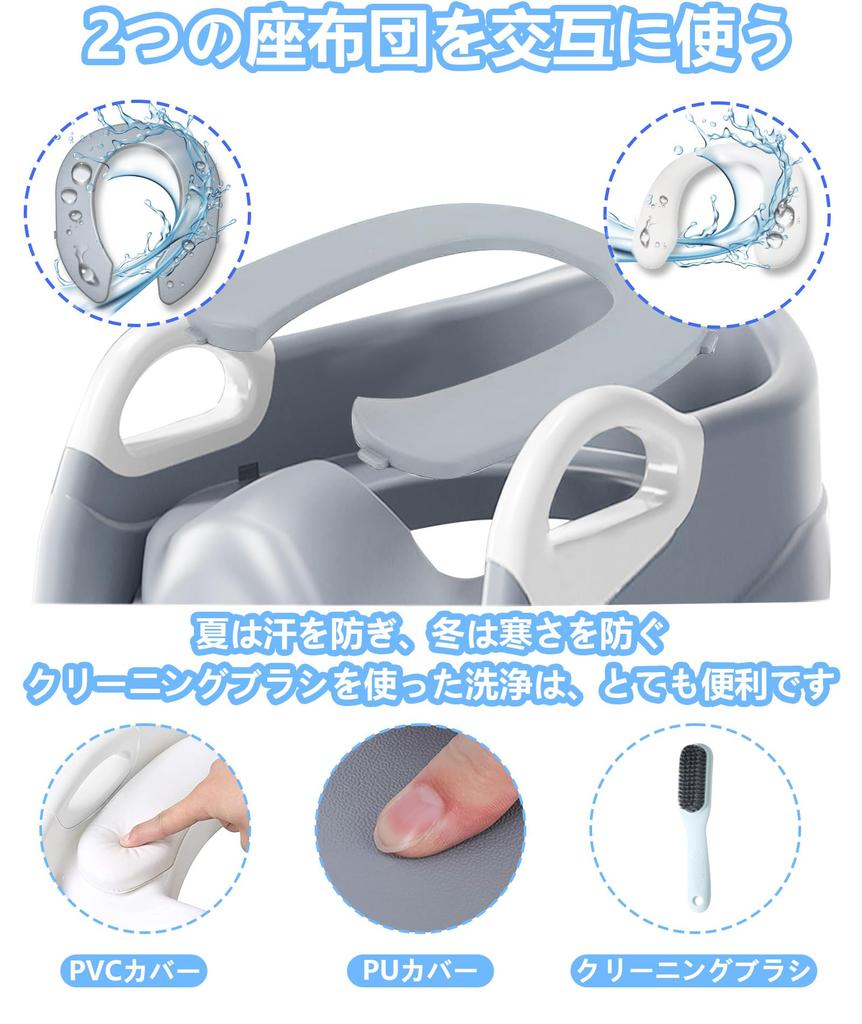 TANBIN Вспомогательный туалет для обучения пользованию туалетом Новый горшок для туалета Складной 6-уровневый Высота дна Подходит для детей старше 2 лет и более