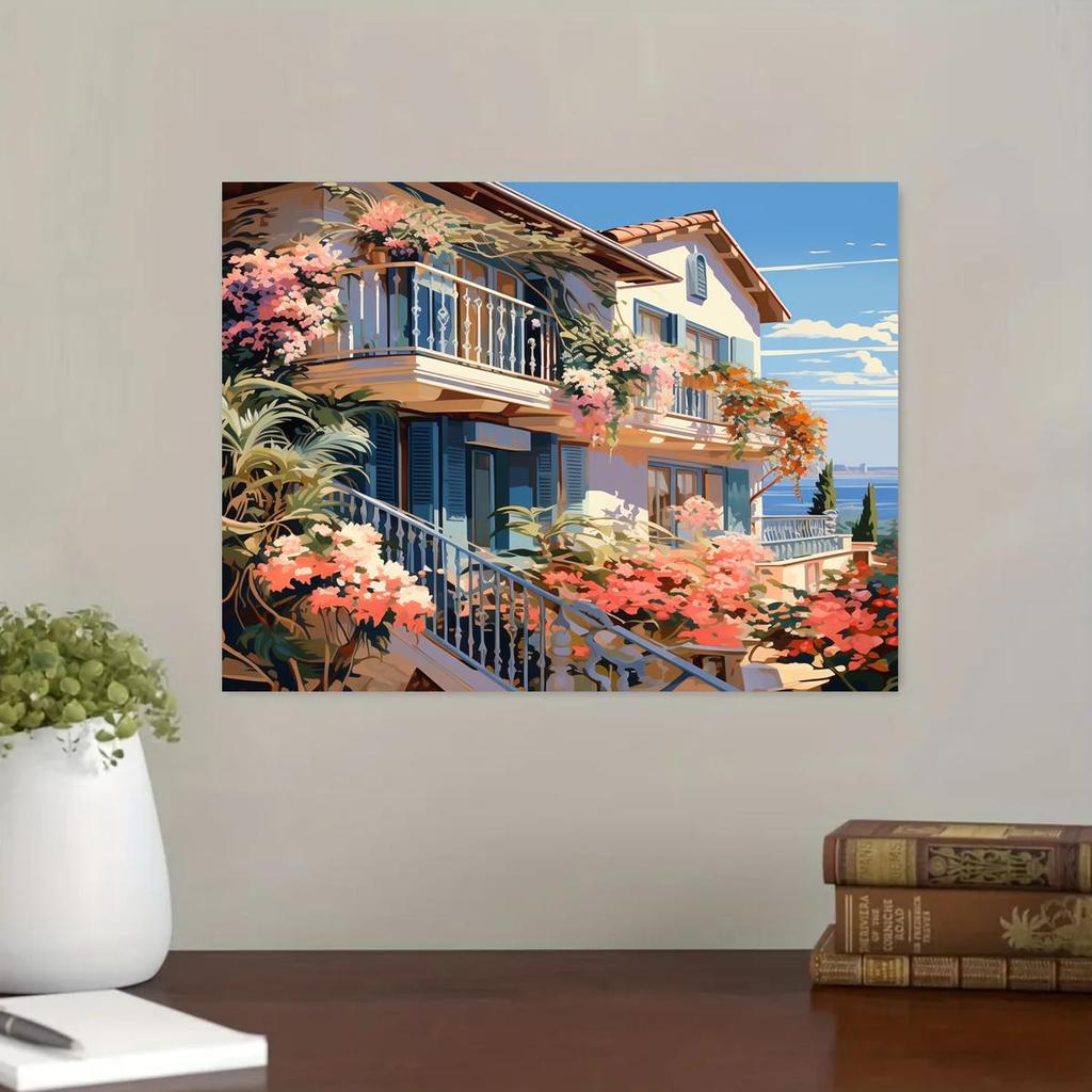 RUOPOTY Картина маслом по номерам пейзажи DIY фотографии по номерам наборы для домашнего пейзажа рисунок на холсте ручная роспись домашний декор