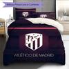 Atlético de Madrid Pattern Bedding Quilt Set  Home Decoration  Gift (1 * duvet cover + 2 * pillowcase  without core)