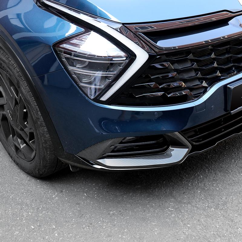 Для Kia Sportage NQ5 2023-2026 Черная накладка на противотуманную фару переднюю в стиле карбона Аксессуары LHD/RHD