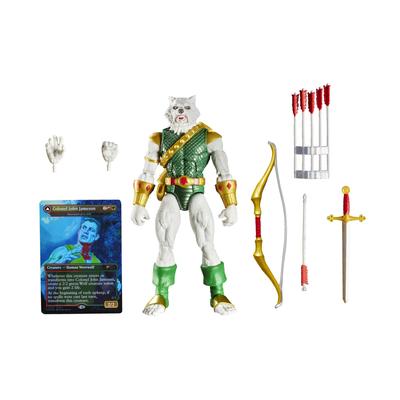 Hasbro Marvel Legends Series Сбор 15 см Игрушка Фигурка Ограниченная Серия Фольгированная Коллекционная Торговая Карта G0642 Аутентичный Магический Человек-Волк,