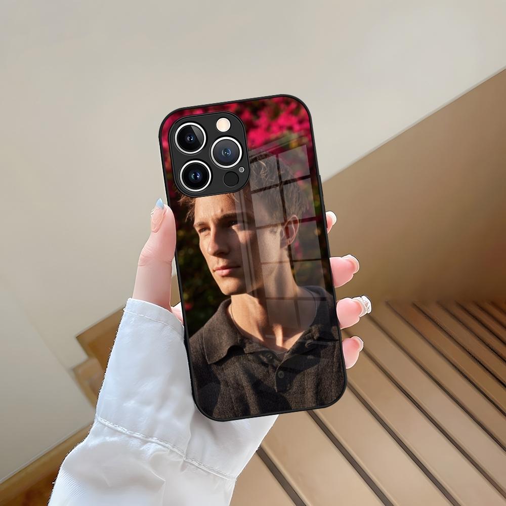 Drew Starkey Actor Phone Case Tempered Glass For IPhone 13 17 15 16 14 12 11 Pro Max Plus Mini XR XS SE2020 Coque