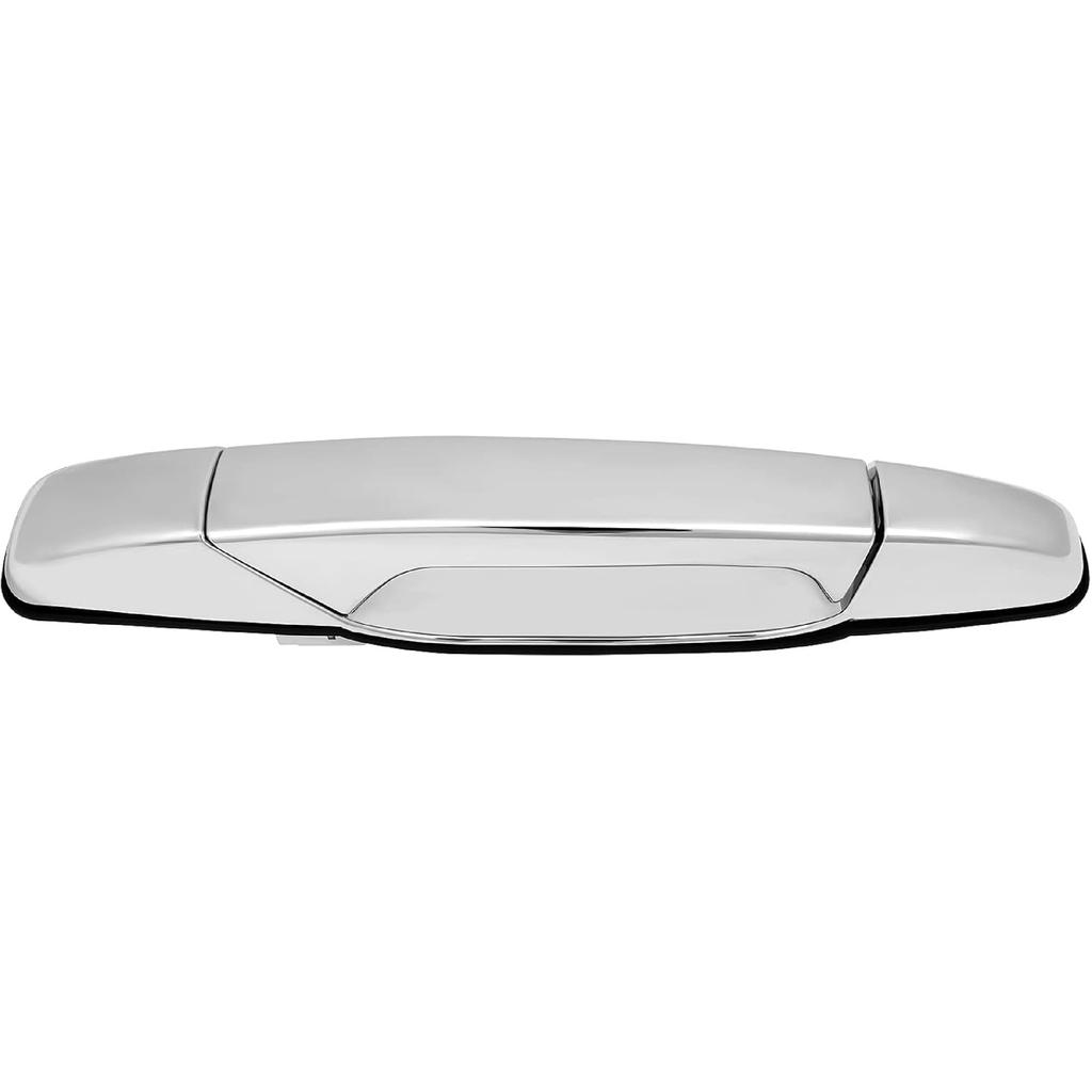LUJUNTEC Exterior Door Handle - Front Passenger Right Side, Chrome Direct Replacement for 2007-2013 for Cadillac for Escalade,2007-2013 for GMC for