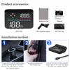 Car Hud Head-up Display Gps System Hd Windshield Projector Speedometer Electronic Voltage Display Auto Accessories