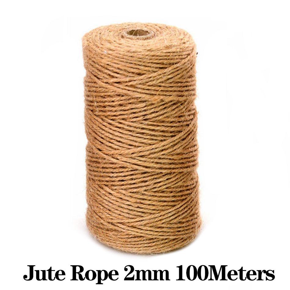 2 мм 100 м хлопковая веревка, шнур для макраме, свадебный DIY Вышивание, веревка для макраме, лента для изготовления ювелирных изделий, украшение из ниток ручной работы
