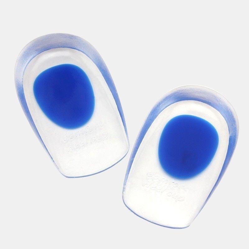 Мягкие силиконовые увеличительные стельки под пятку