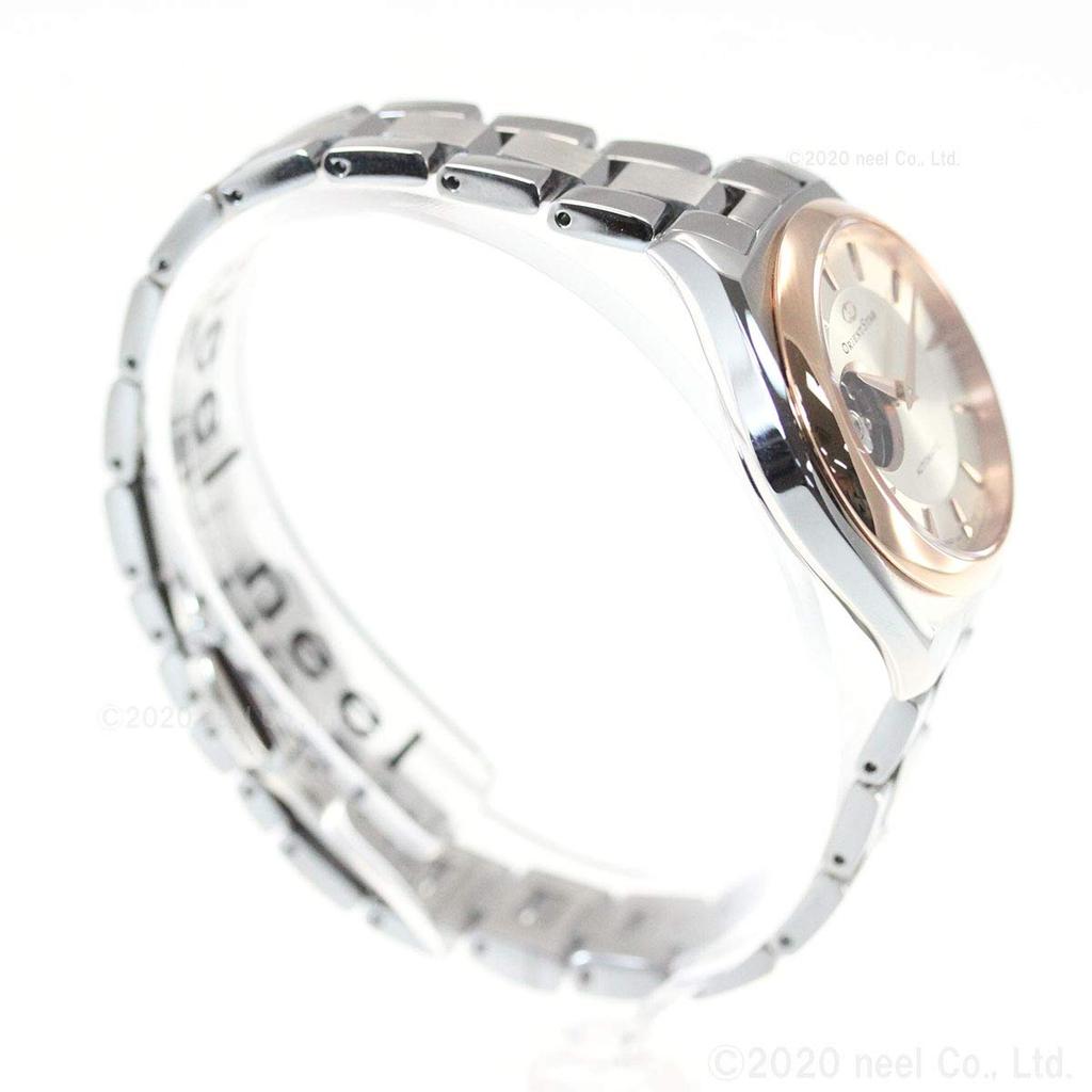 ORIENT STAR Automatic Watch Mechanical Made In Japan Domestic Warranty Open Heart White Silver [Orient Star] Semi-skeleton 2-year Manufacturer's