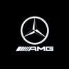 CDS1 2025 Hot New LED Car Door Lights Logo HD Laser Decor Project Ghost Lamp For Mercedes Benz W176 W205 W166 W246 W212 A B C M ML GL