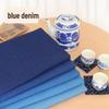 Blue Calico All-Cotton Wool Thickened Wide Width Fabric for Pants, Skirts, Tablecloths Per Meter