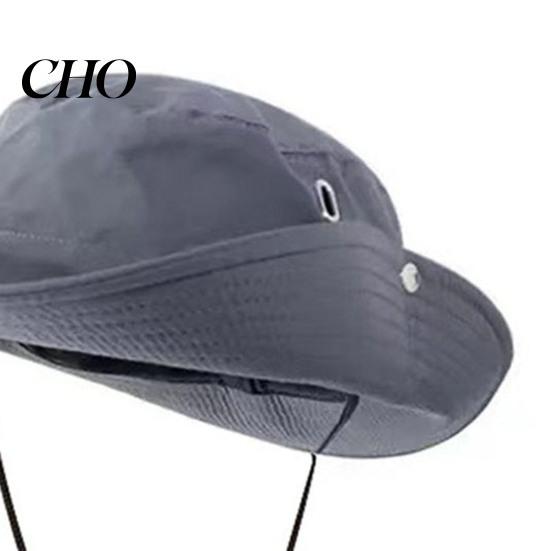 Sun Hat for Men Women Wide Brim Fishing Adjustable Windproof Rope Hiking Protection Breathable Summer Outdoor Travel Camping Lightweight