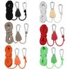 Awning Wind Rope Tent Rope Tensione Fixed Buckle Pulley Ratchet Hangers Adjustable Rope Fastener