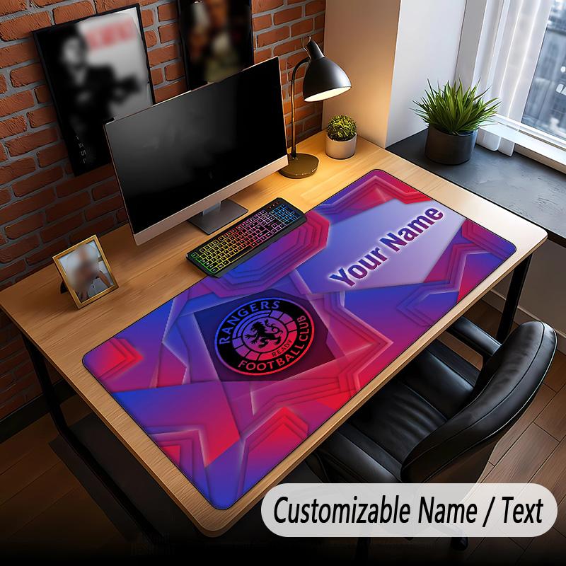 Large Mouse Pad Rangers FC Print Custom Name Text Desk Mat for Office Gaming