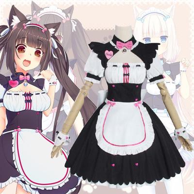 Косплей Наряд Горничной Лолита из Nekopara Chocolate - Аниме Форменное Платье