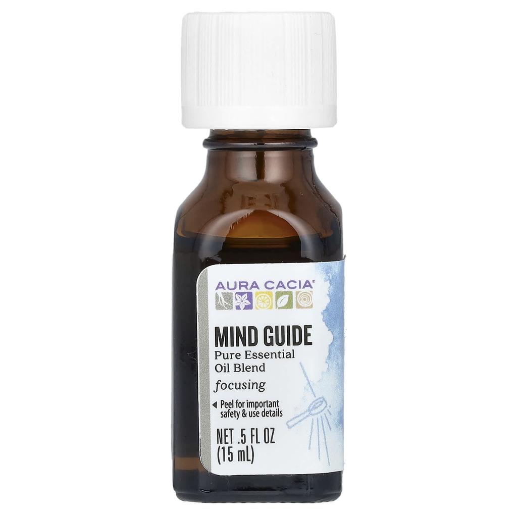 Pure Essential Oil Blend, Mind Guide, 15 Ml (0.5 Fl Oz)