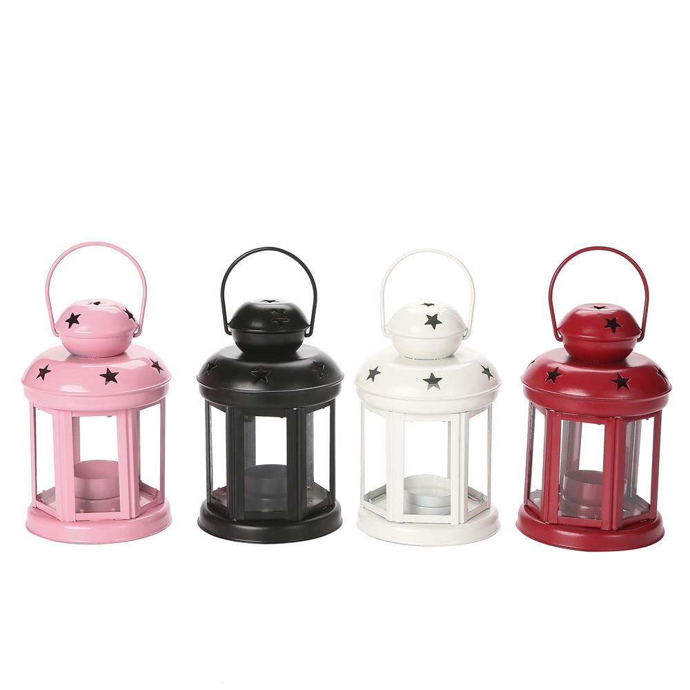 Hollow Star Iron Candle Stand For Party Decorations And Romantic Home Accents