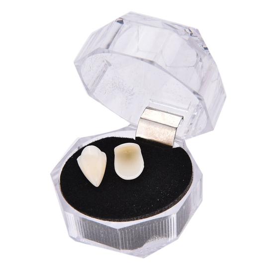 2шт накладные клыки изысканные клыки из смолы без запаха реквизит для косплея на Хэллоуин