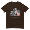 Cute Long Haired Dachshund American Flag 250 Years 17762026 TShirt