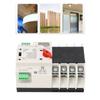 Dual Power Automatic Transfer Switch 4P Fast Switching PC AC 110V 63A for Home Factory