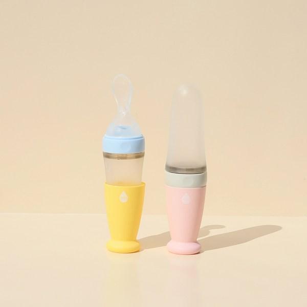 Living Creator Yonom Yonom Baby Food Spoon, Pink, 1 Piece