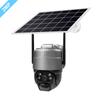 Одиночная/бинокулярная солнечная камера наблюдения Wi-Fi/4g Беспроводное соединение Водонепроницаемая система ночного видения Мониторинг безопасности высокой четкости