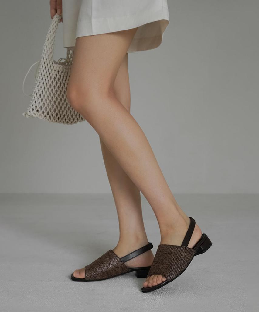 Сандалии-плетенки из ротанга Chaakan Raa Banding Strap Sandals Sbacs2F196