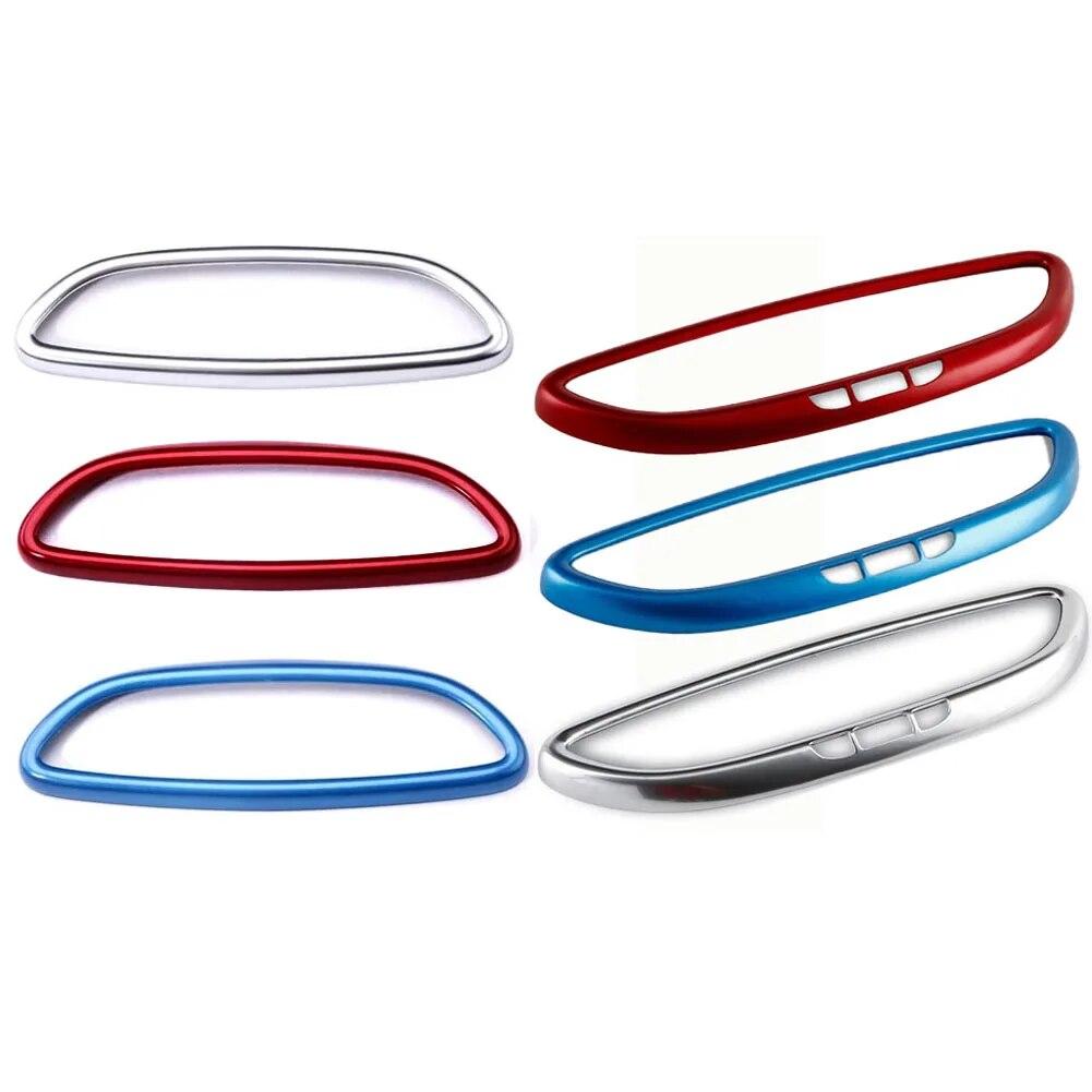 Angelguoguo Car Inner Rearview Mirror Cover Frame Cover Trim Sticker for Porsche Cayenne Macan Panamera