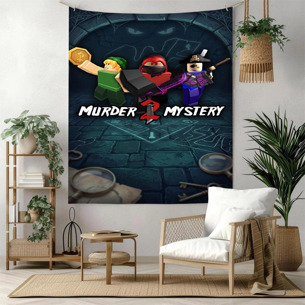 Roblox Wall Decor Tapestry Art For Pet Memorial Birthdaywedding Party Backdrop Family Gift