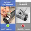 Metal Dial Safety Pipe Center Finder Accurate Location Metal Pipe Centering Tool  Hand Tools