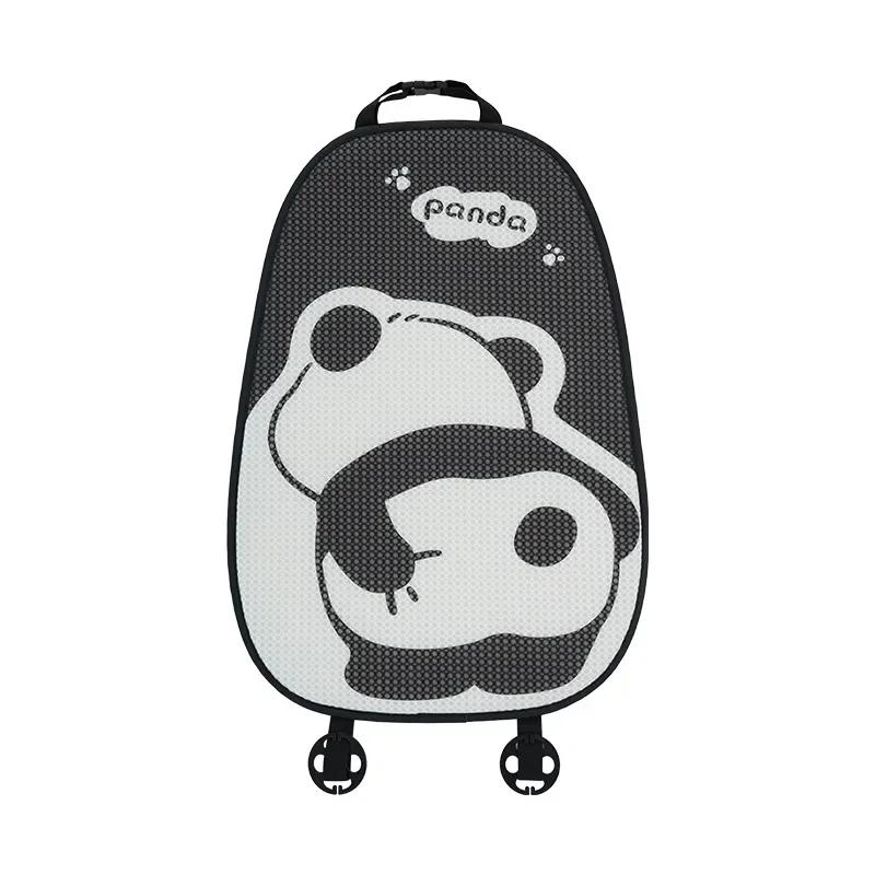 Universal Panda Car Seat Cushion Full Set Fashion Breathable Universal Seat Cushion Cover Anti Slip Panda Interior Accessories