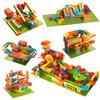 Slide Large Particle Building Blocks with Various Gears  Engineering Machinery Assembly Toys  Children's Early Education Aids